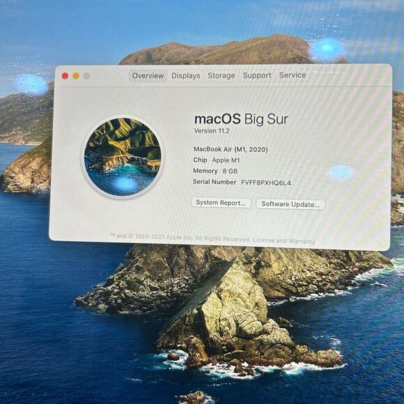 Apple 13” MacBook Air With Apple M1 Chip Gray Laptop With Original Box - Picture 10 of 11